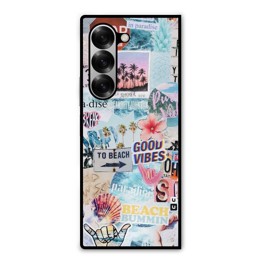 Beaching Life Metal Back Case for Galaxy Z Fold6