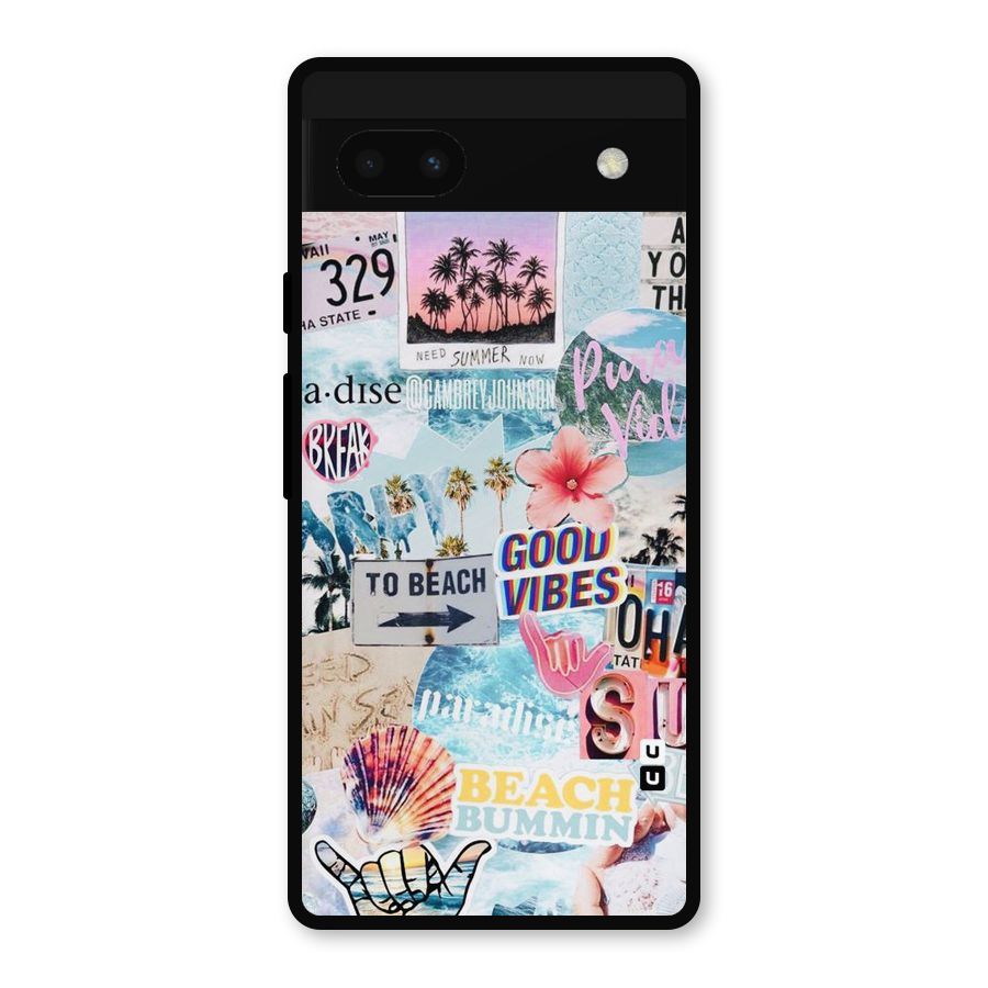 Beaching Life Metal Back Case for Google Pixel 6a