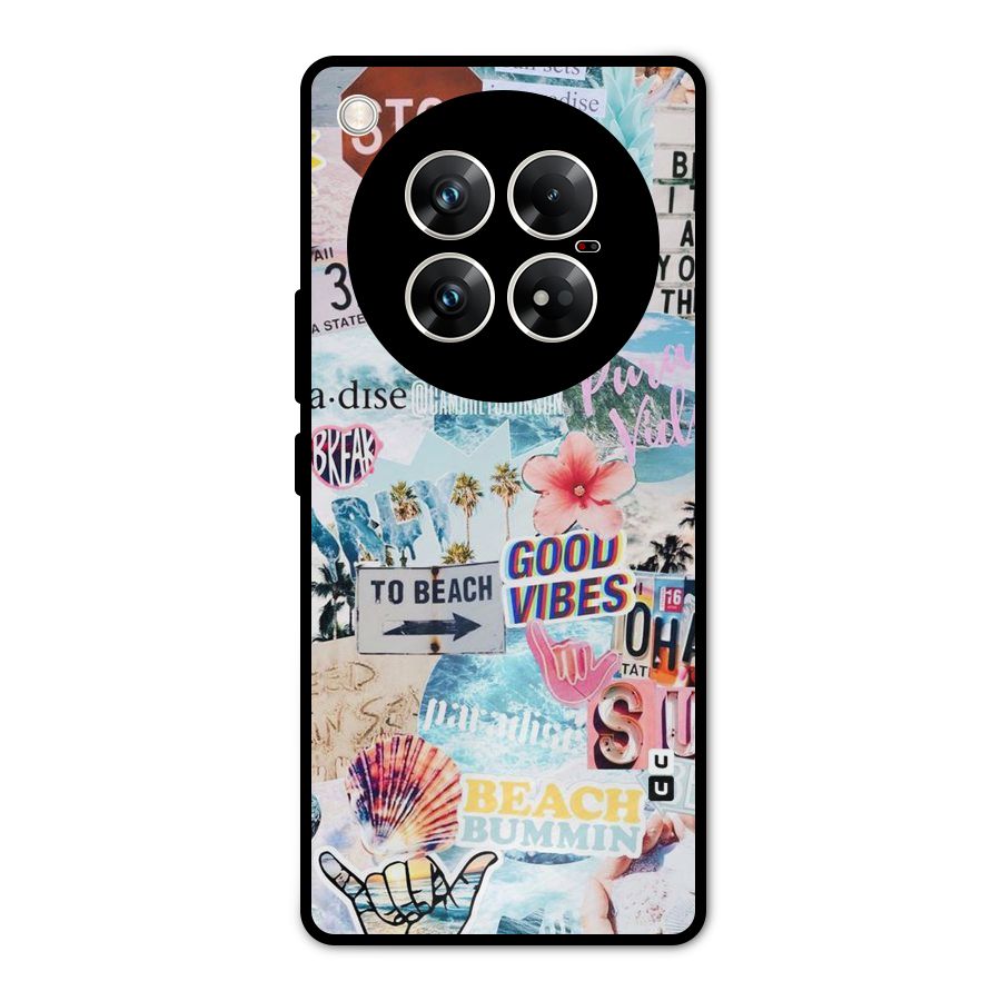 Beaching Life Metal Back Case for Infinix Zero 40 5G
