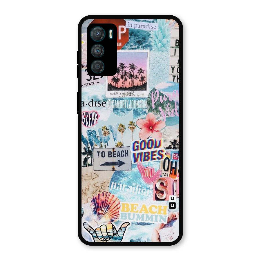 Beaching Life Metal Back Case for Moto G42