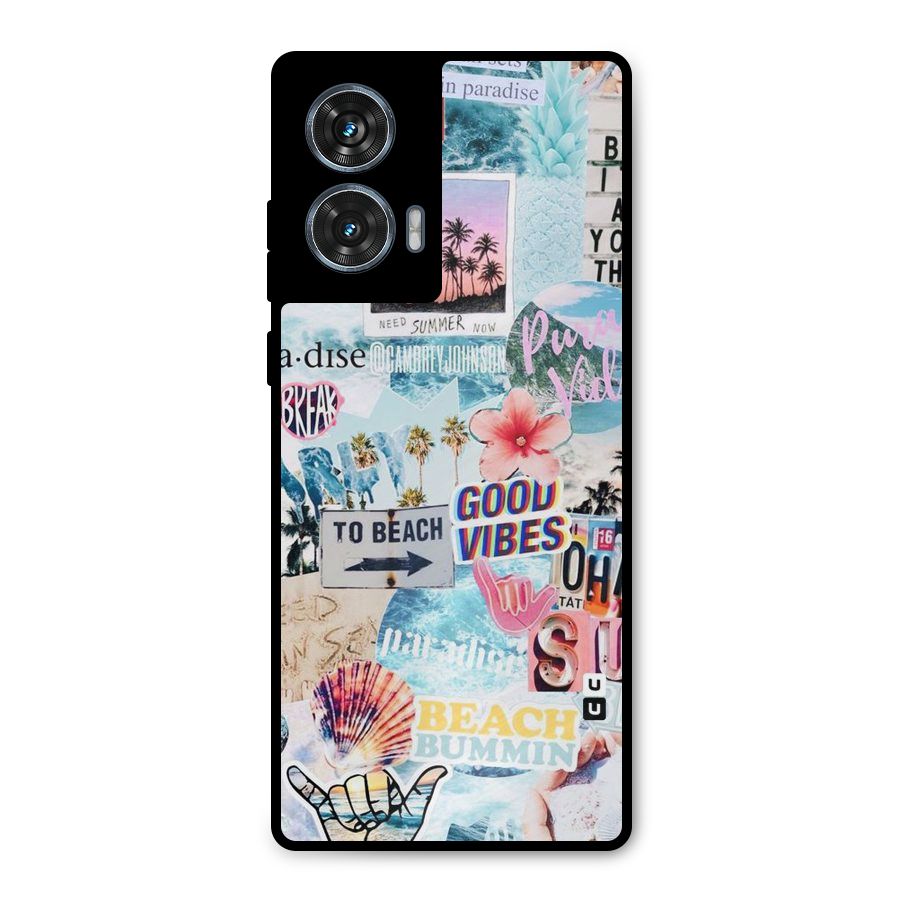 Beaching Life Metal Back Case for Motorola G96