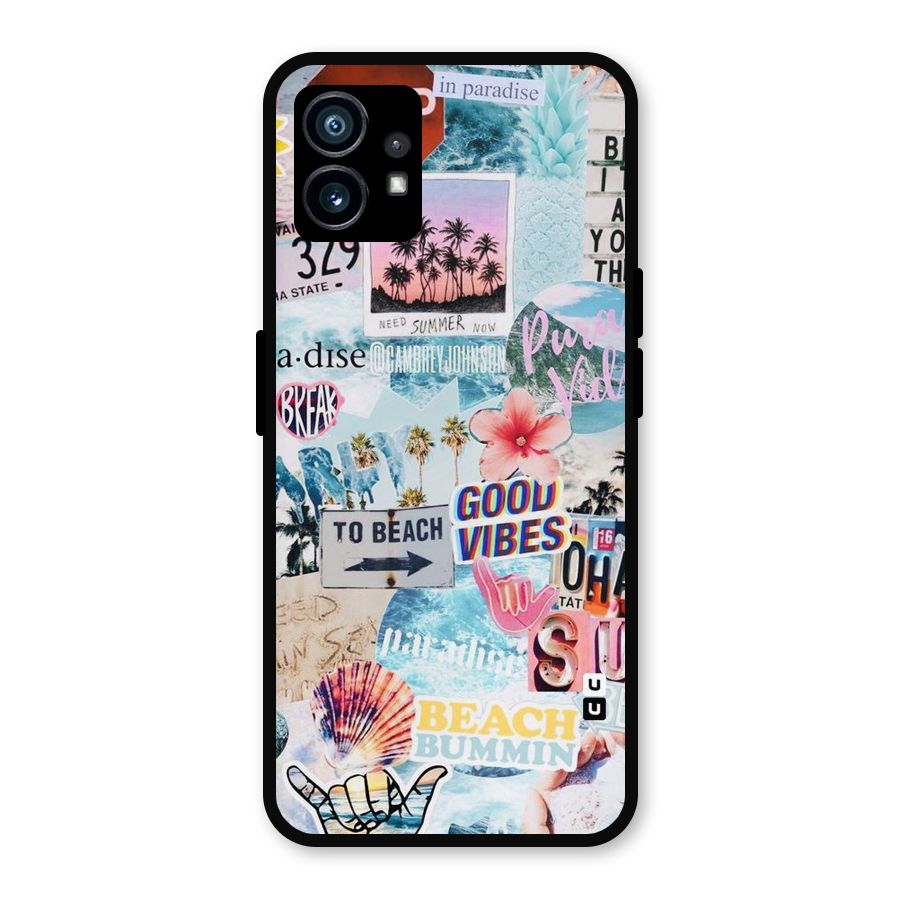 Beaching Life Metal Back Case for Nothing Phone 1