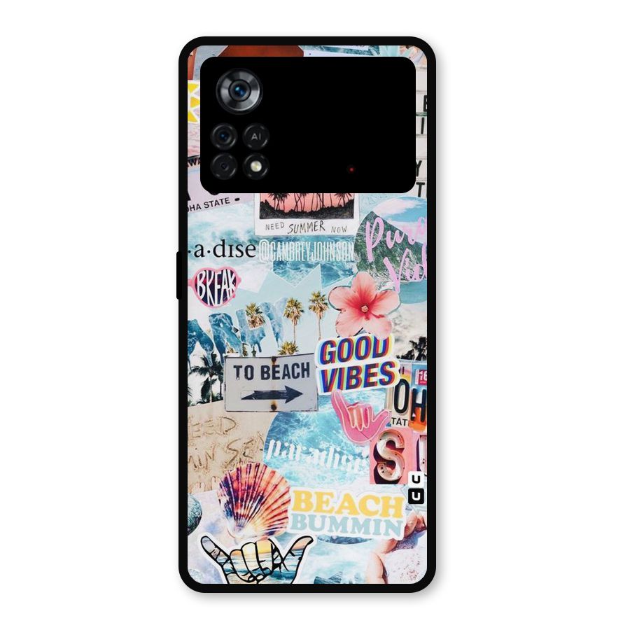 Beaching Life Metal Back Case for Poco X4 Pro 5G