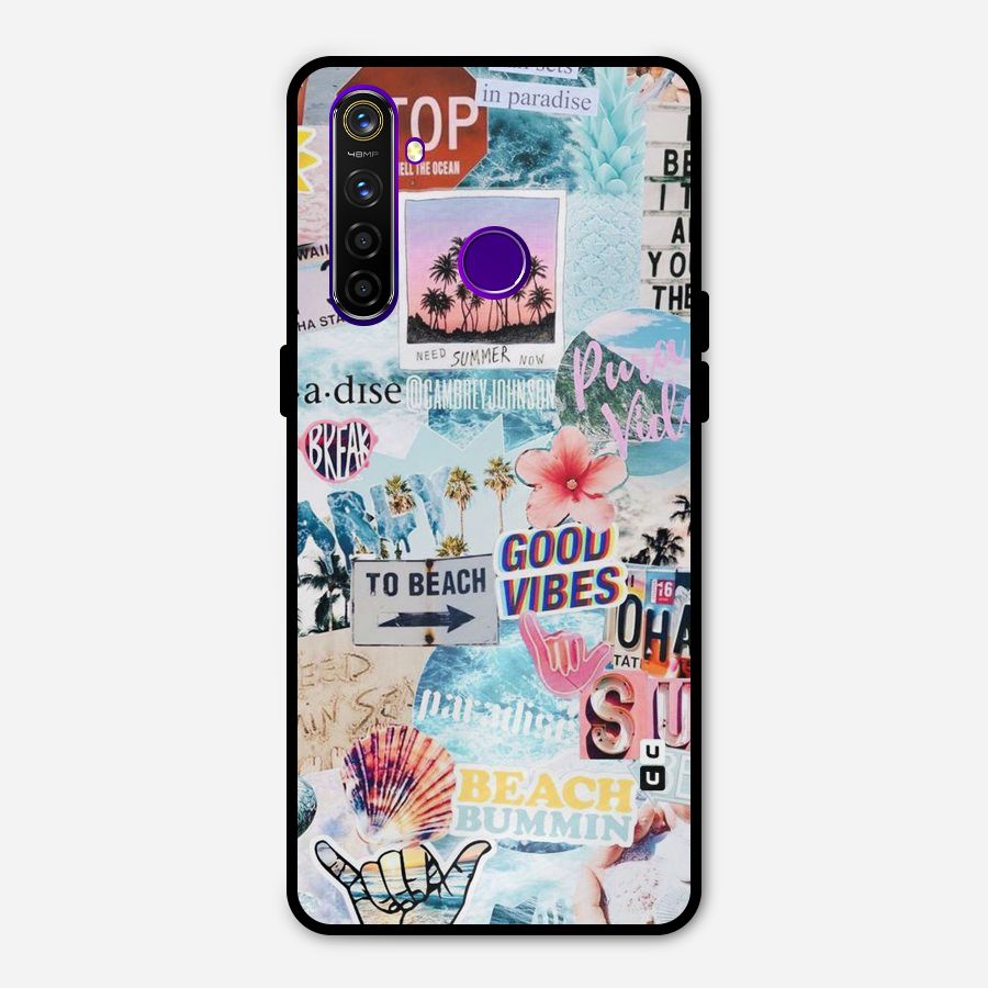 Beaching Life Metal Back Case for Realme 5 Pro