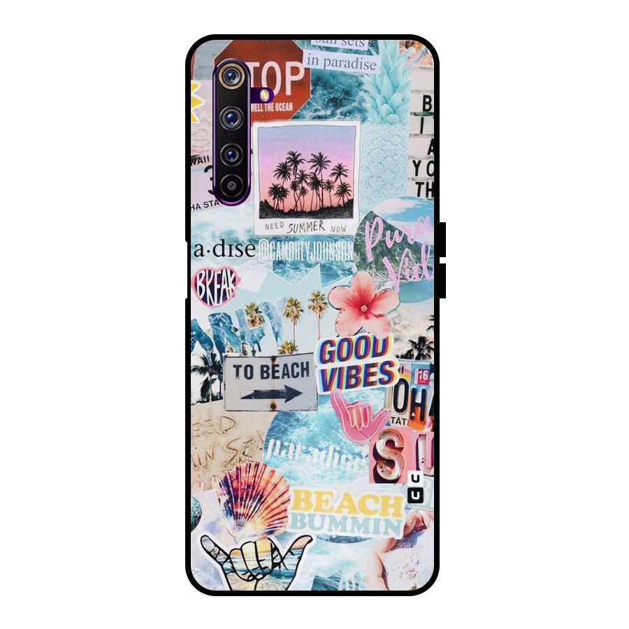 Beaching Life Metal Back Case for Realme 6 Pro