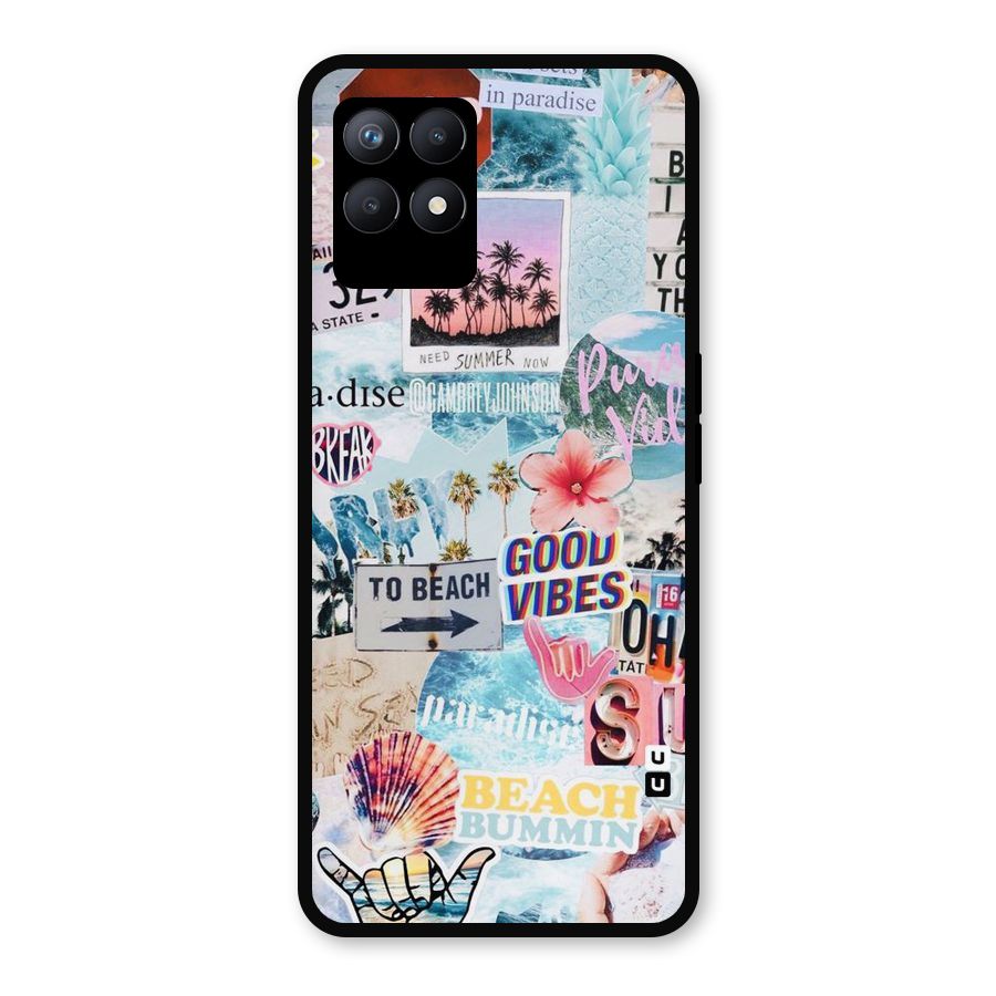 Beaching Life Metal Back Case for Realme Narzo 50