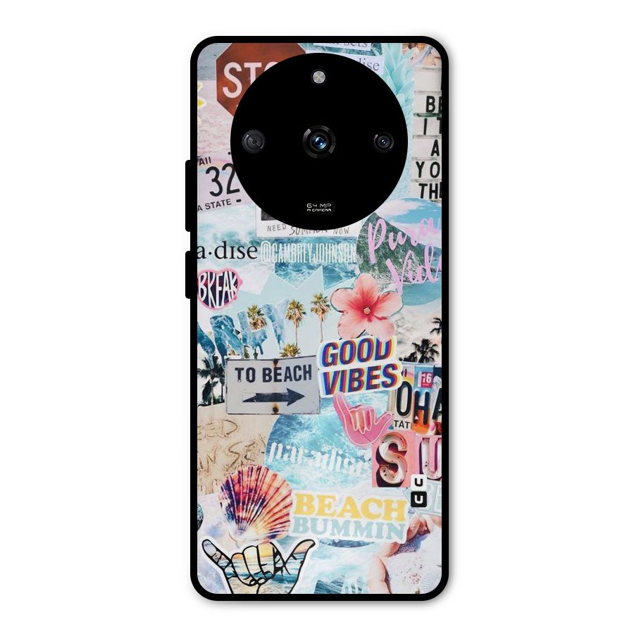 Beaching Life Metal Back Case for Realme Narzo 60 5G