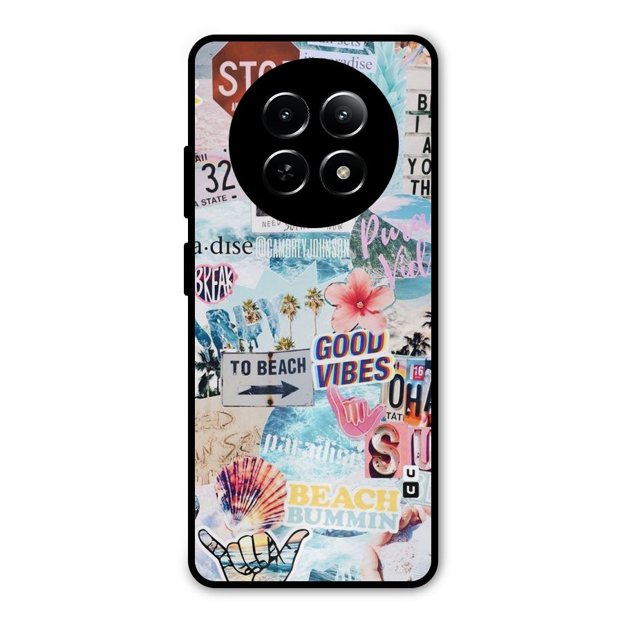 Beaching Life Metal Back Case for Realme Narzo N65