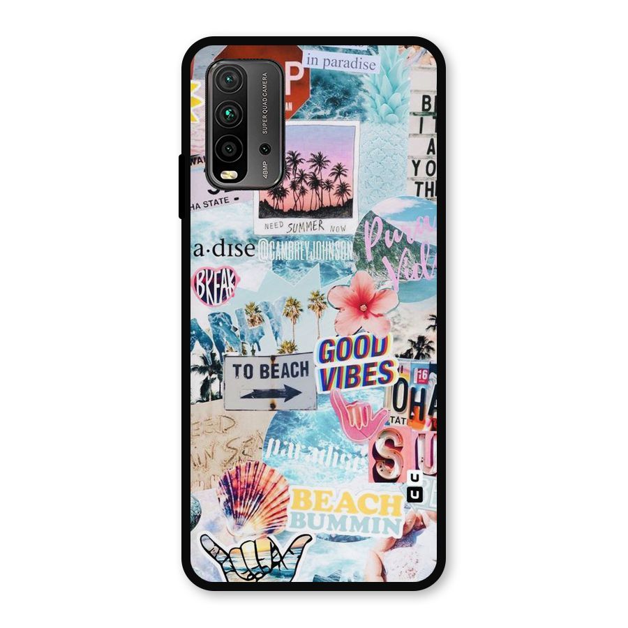 Beaching Life Metal Back Case for Redmi 9 Power