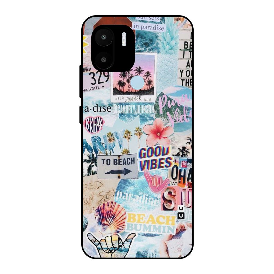 Beaching Life Metal Back Case for Redmi A2+