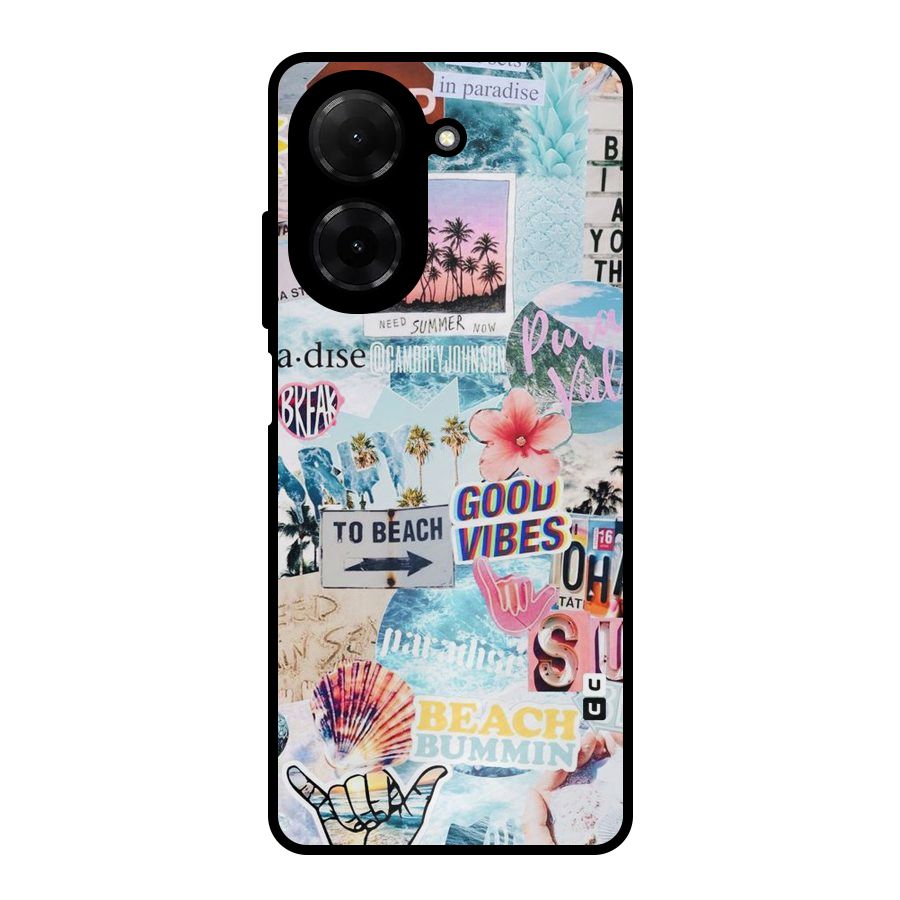Beaching Life Metal Back Case for Redmi A5 4G