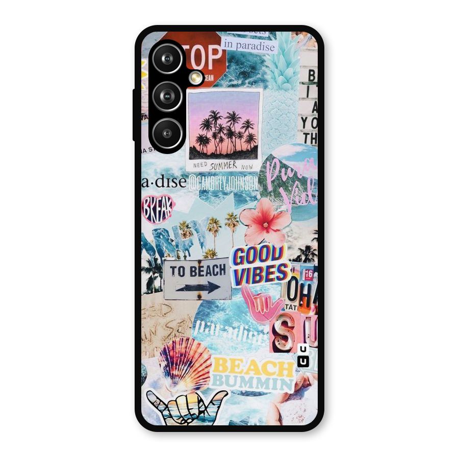 Beaching Life Metal Back Case for Samsung Galaxy M54