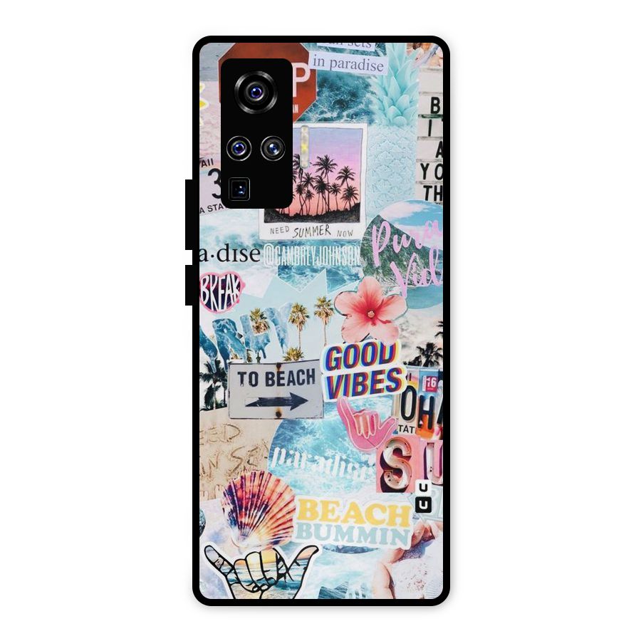 Beaching Life Metal Back Case for Vivo X50 Pro