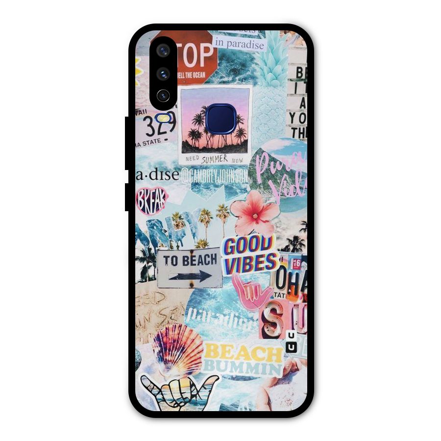Beaching Life Metal Back Case for Vivo Y15