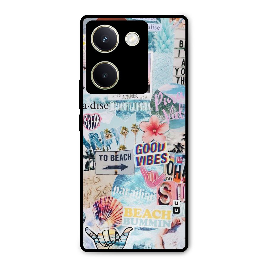 Beaching Life Metal Back Case for Vivo Y200 Pro