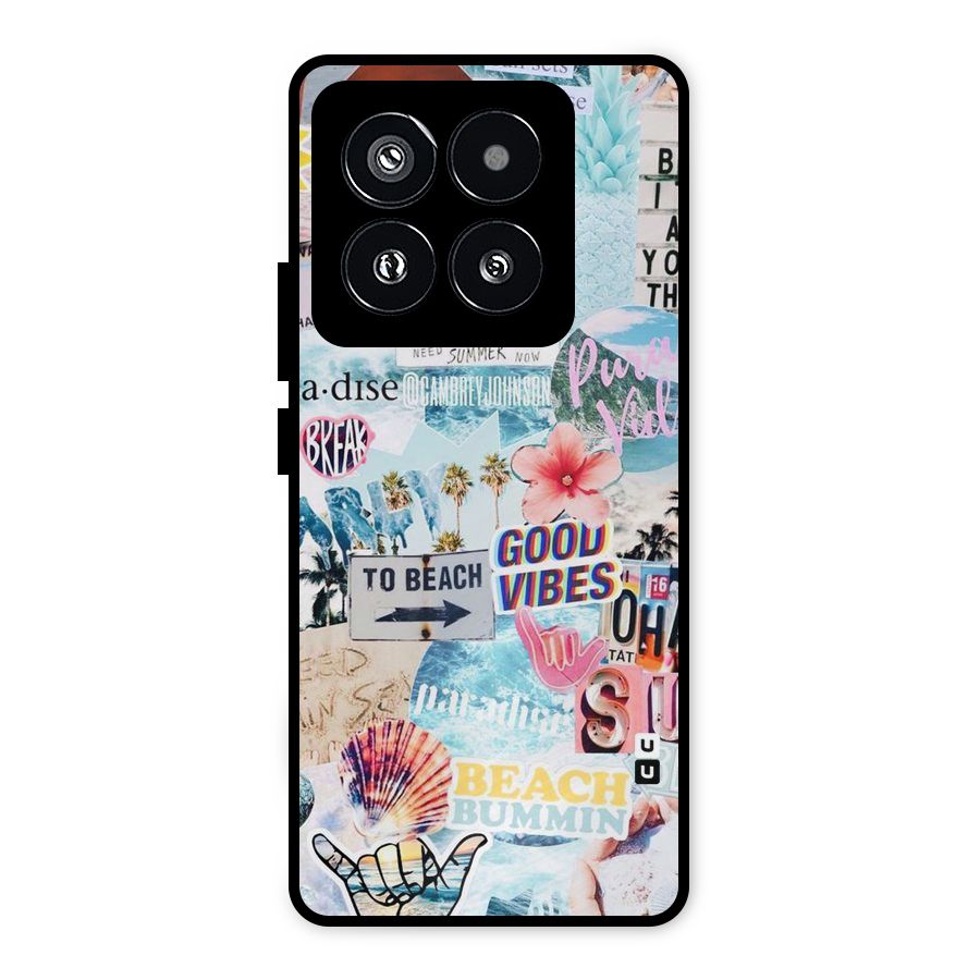Beaching Life Metal Back Case for Xiaomi 14 Pro