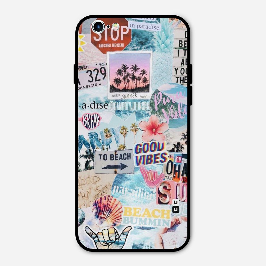 Beaching Life Metal Back Case for iPhone 6 6s