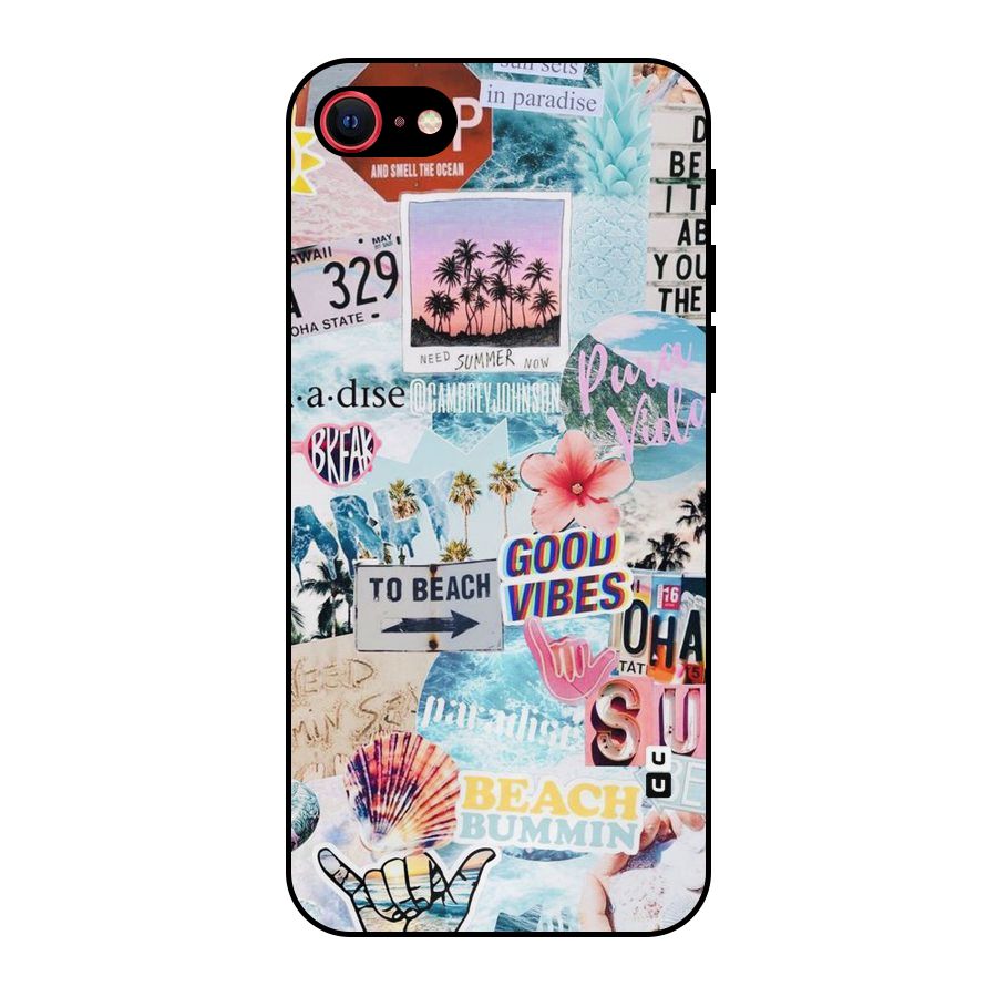 Beaching Life Metal Back Case for iPhone 7