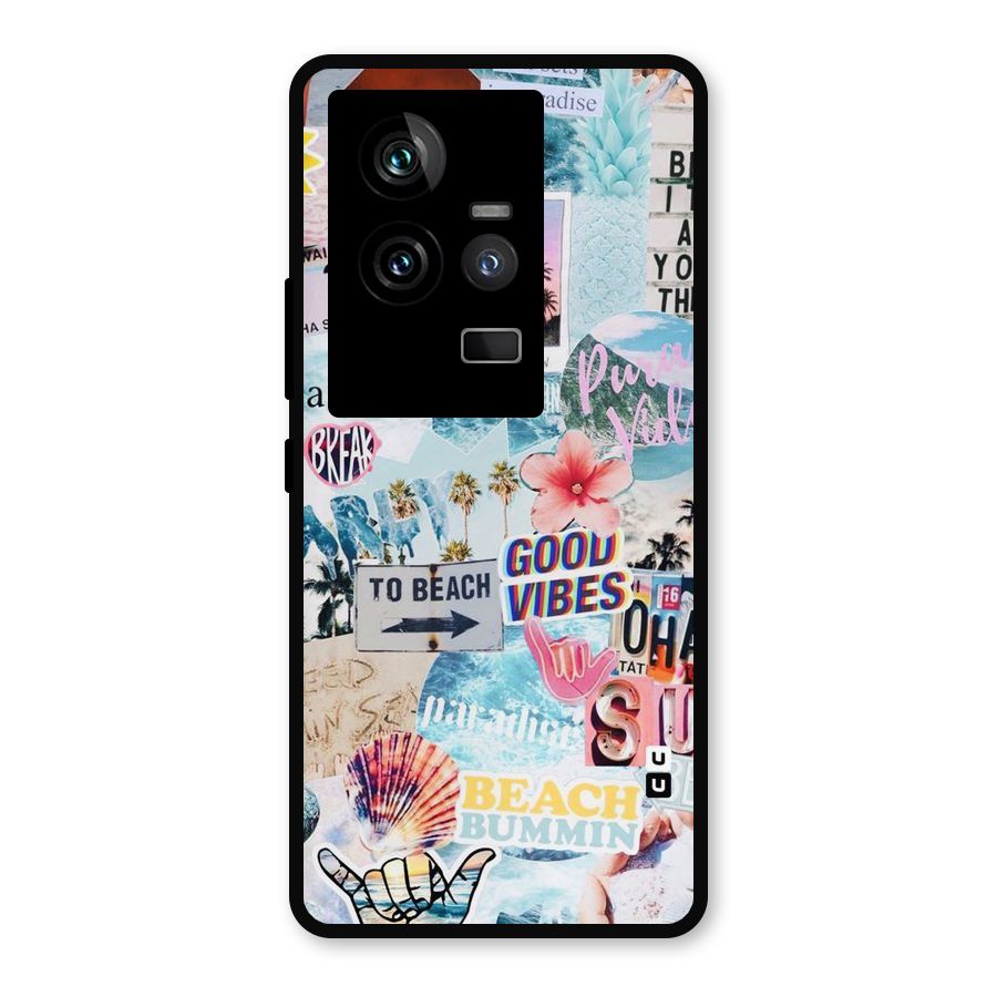 Beaching Life Metal Back Case for iQOO 11 5G