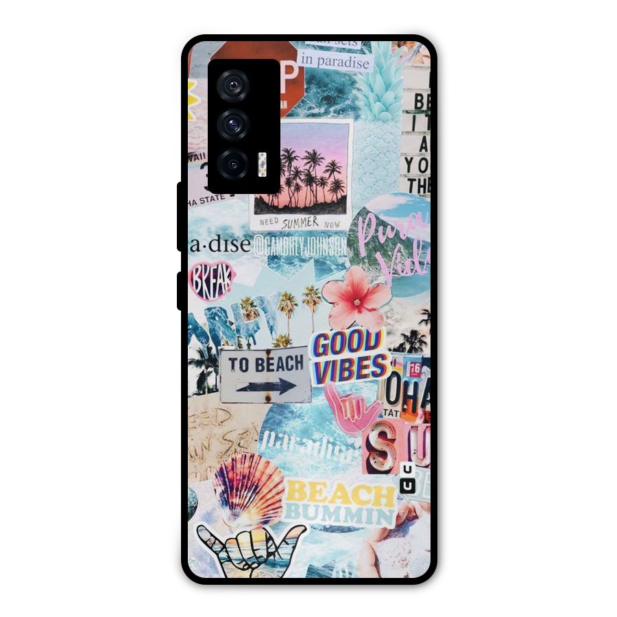Beaching Life Metal Back Case for iQOO 7 5G