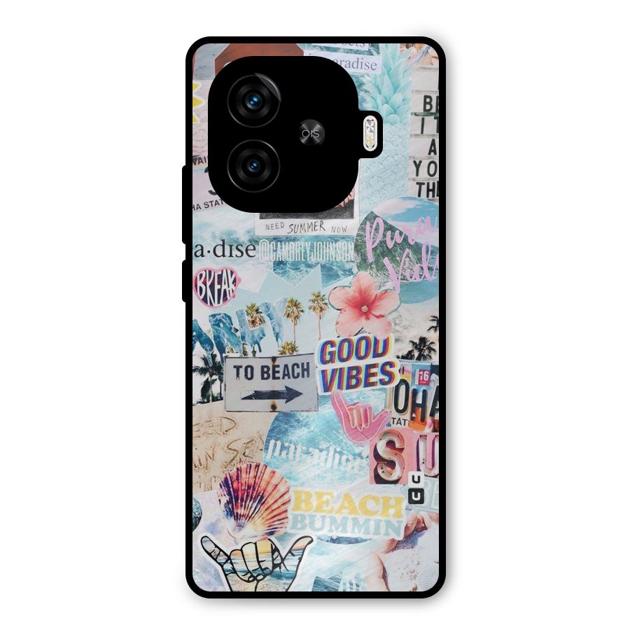Beaching Life Metal Back Case for iQOO Neo 10R