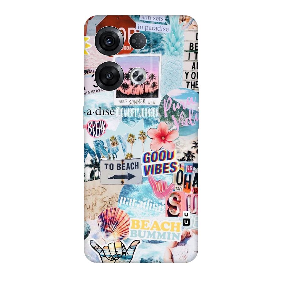 Beaching Life Original Polycarbonate Back Case for Oppo Reno8 Pro 5G