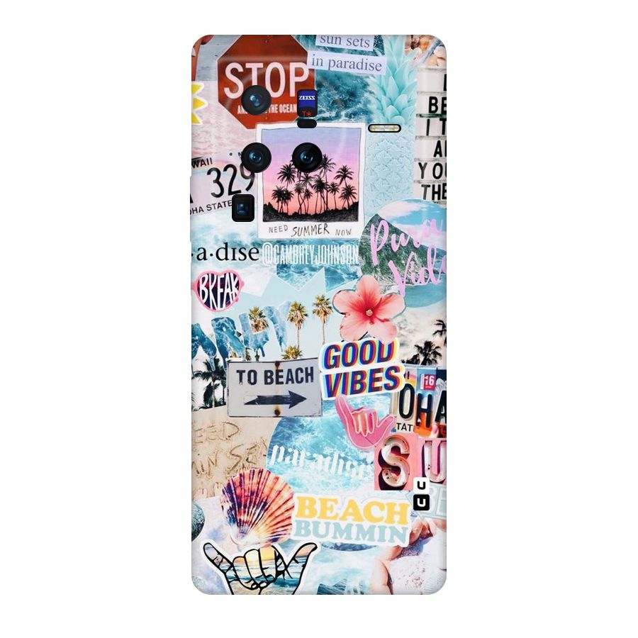 Beaching Life Original Polycarbonate Back Case for Vivo X80