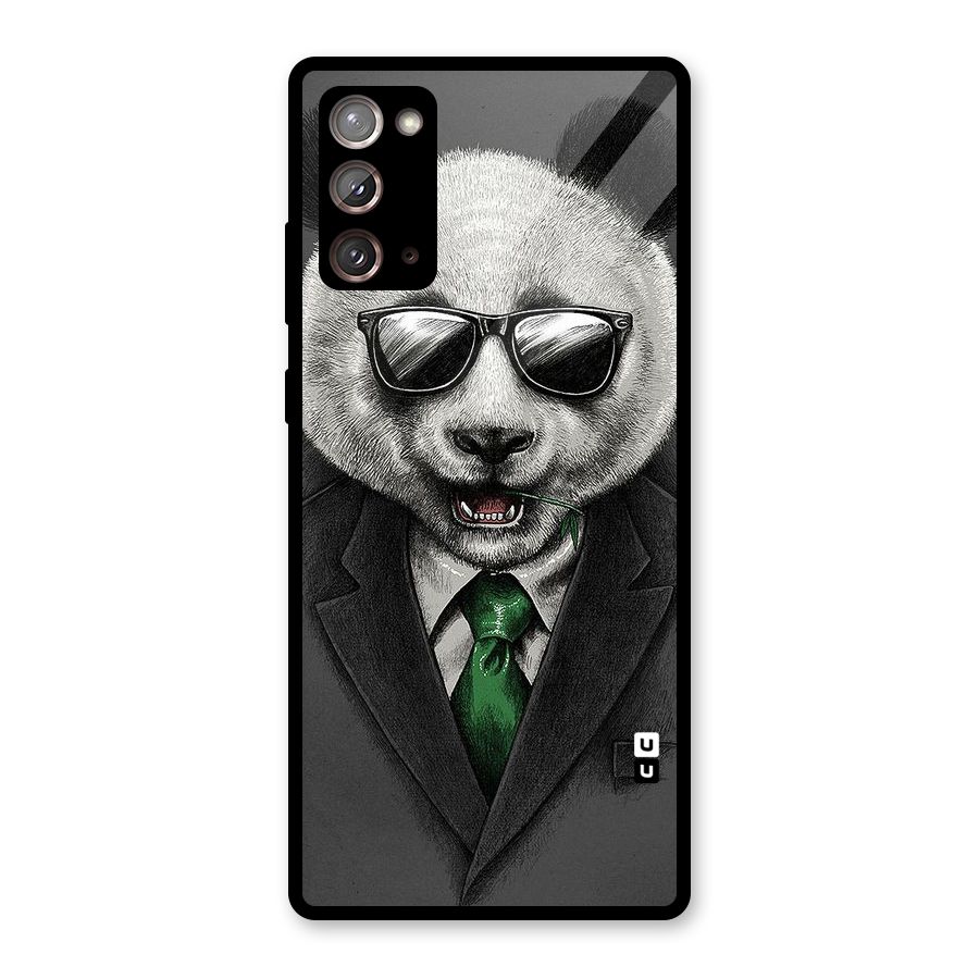 Bear Face Glass Back Case for Galaxy Note 20