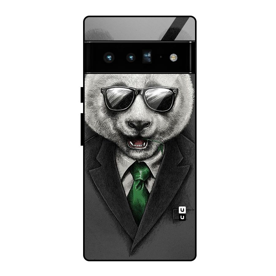 Bear Face Glass Back Case for Google Pixel 6 Pro