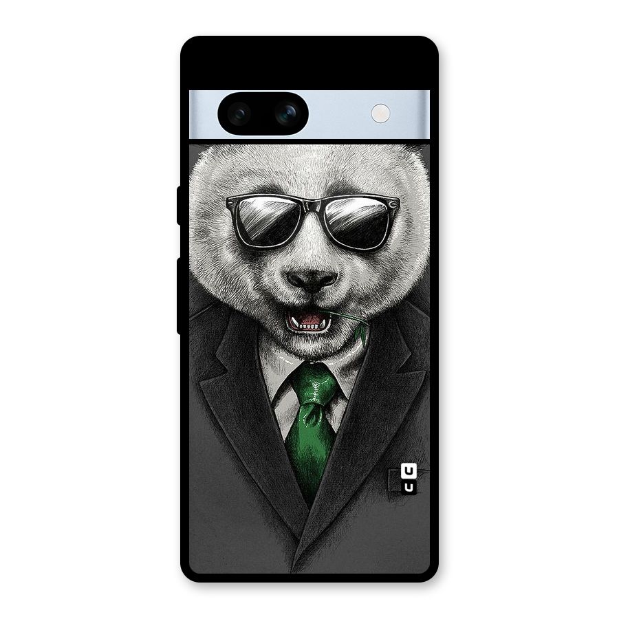 Bear Face Glass Back Case for Google Pixel 7a