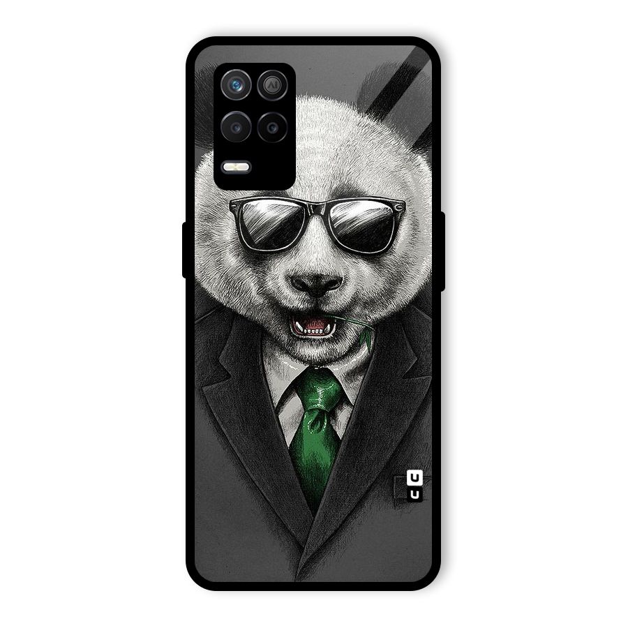 Bear Face Glass Back Case for Realme 8s 5G