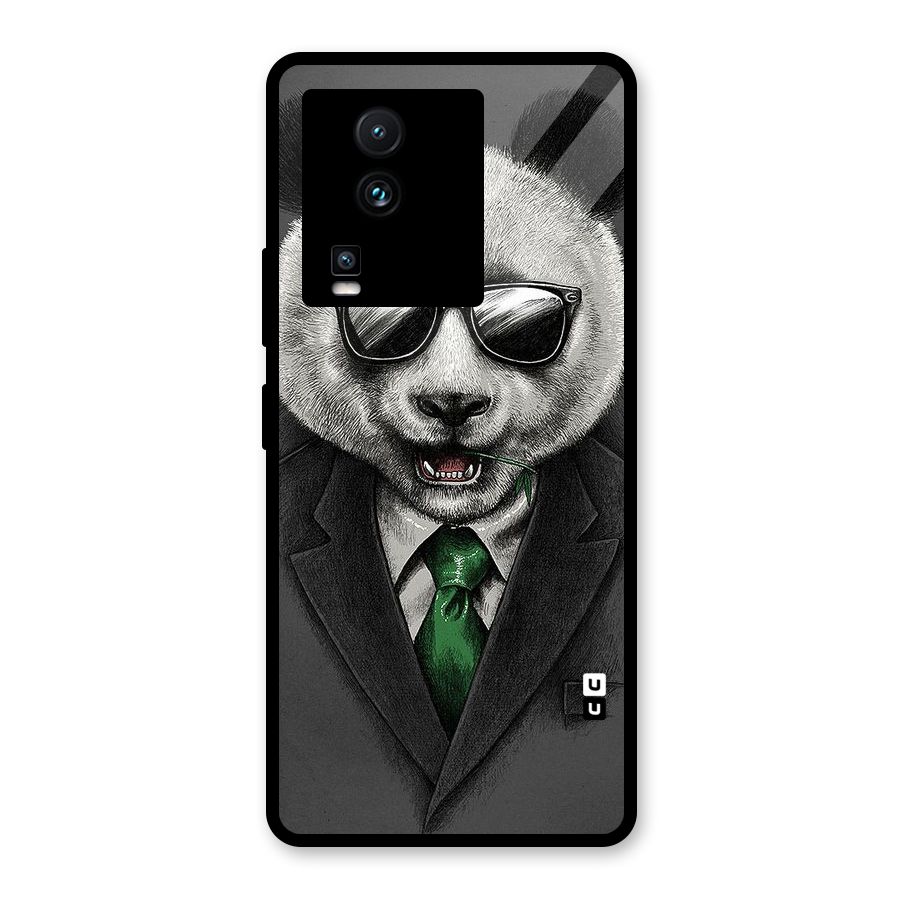 Bear Face Glass Back Case for Vivo iQOO Neo 7