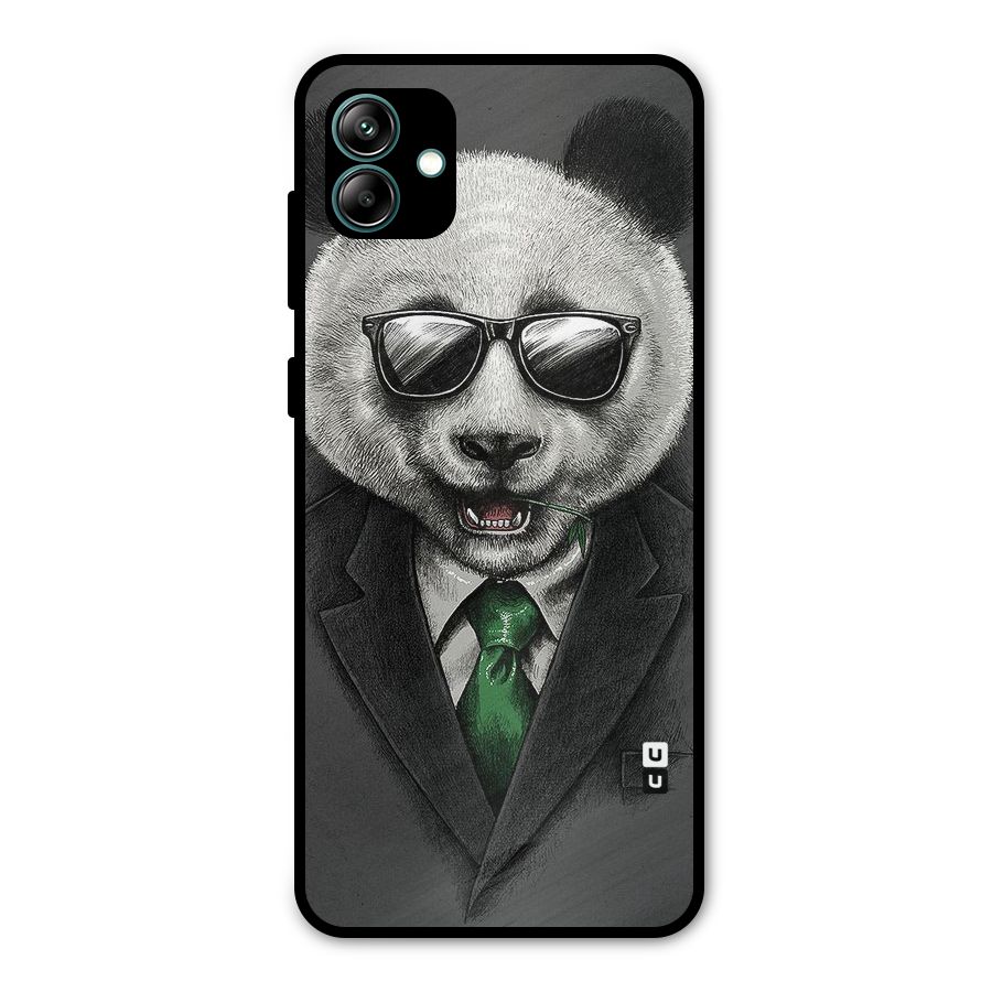 Bear Face Metal Back Case for Galaxy A04