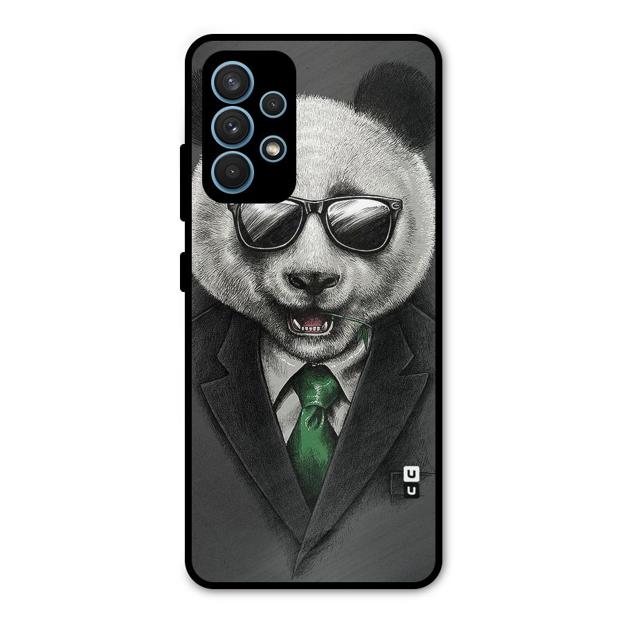 Bear Face Metal Back Case for Galaxy A32
