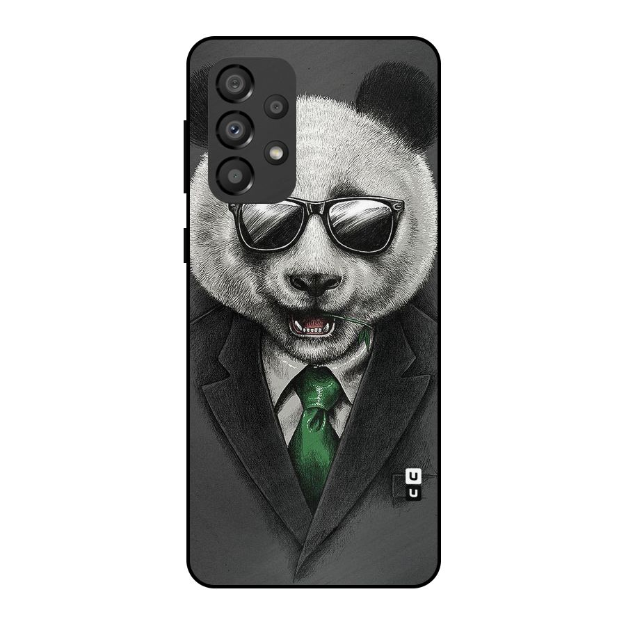 Bear Face Metal Back Case for Galaxy A33 5G