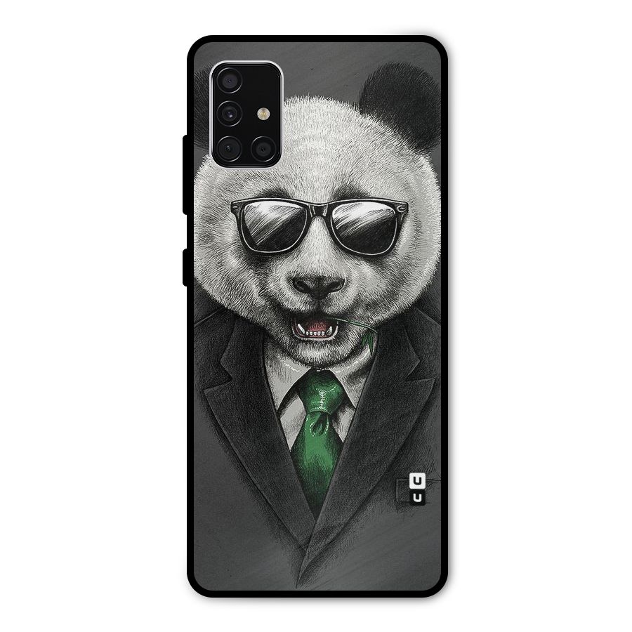 Bear Face Metal Back Case for Galaxy A51