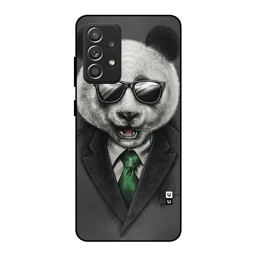 Bear Face Metal Back Case for Galaxy A52s 5G