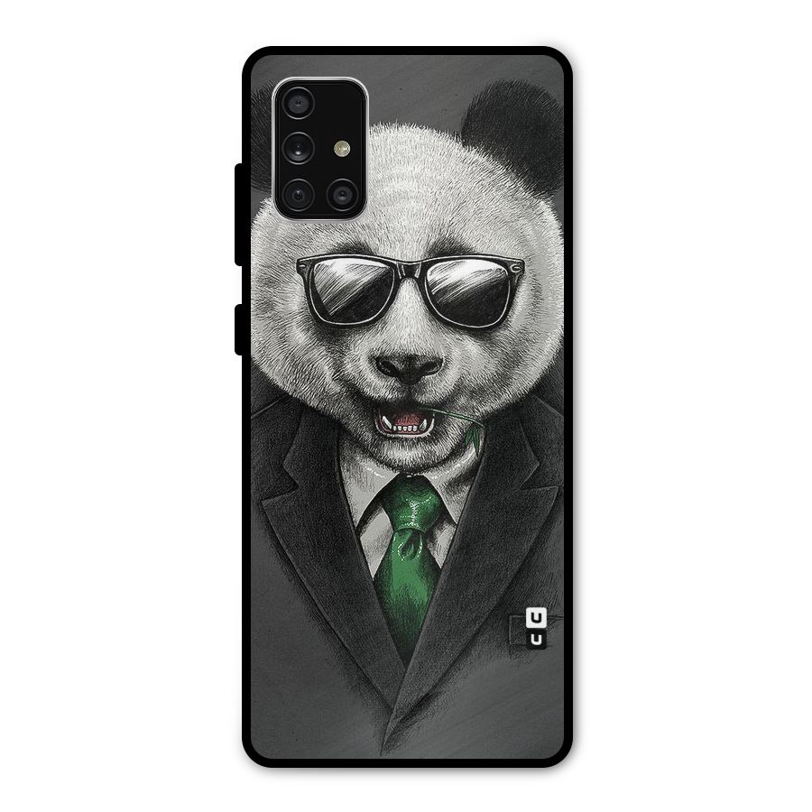 Bear Face Metal Back Case for Galaxy A71