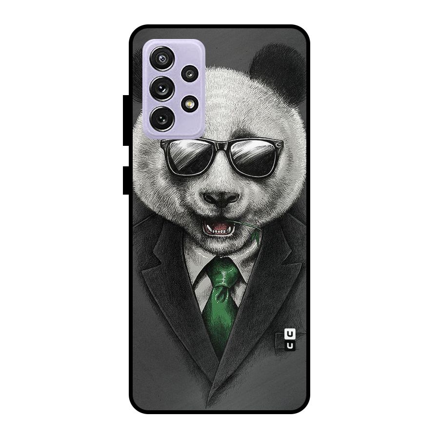 Bear Face Metal Back Case for Galaxy A72