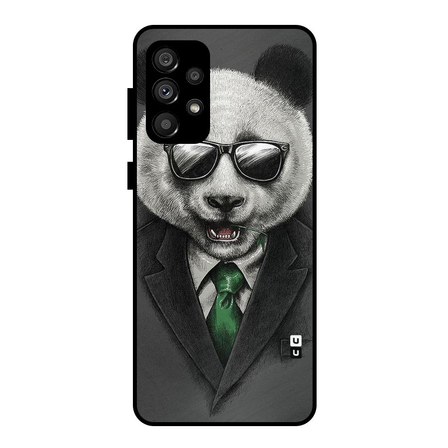 Bear Face Metal Back Case for Galaxy A73 5G