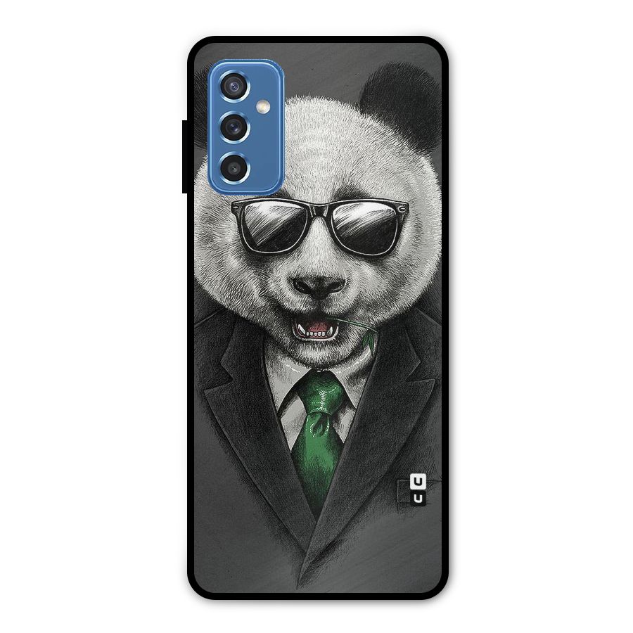 Bear Face Metal Back Case for Galaxy M52 5G