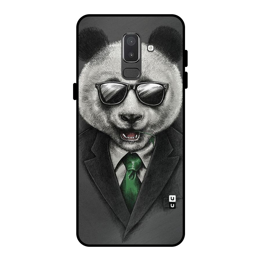Bear Face Metal Back Case for Galaxy On8 (2018)