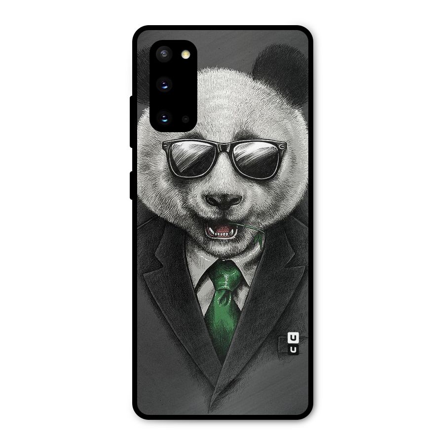 Bear Face Metal Back Case for Galaxy S20
