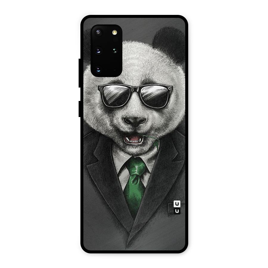 Bear Face Metal Back Case for Galaxy S20 Plus