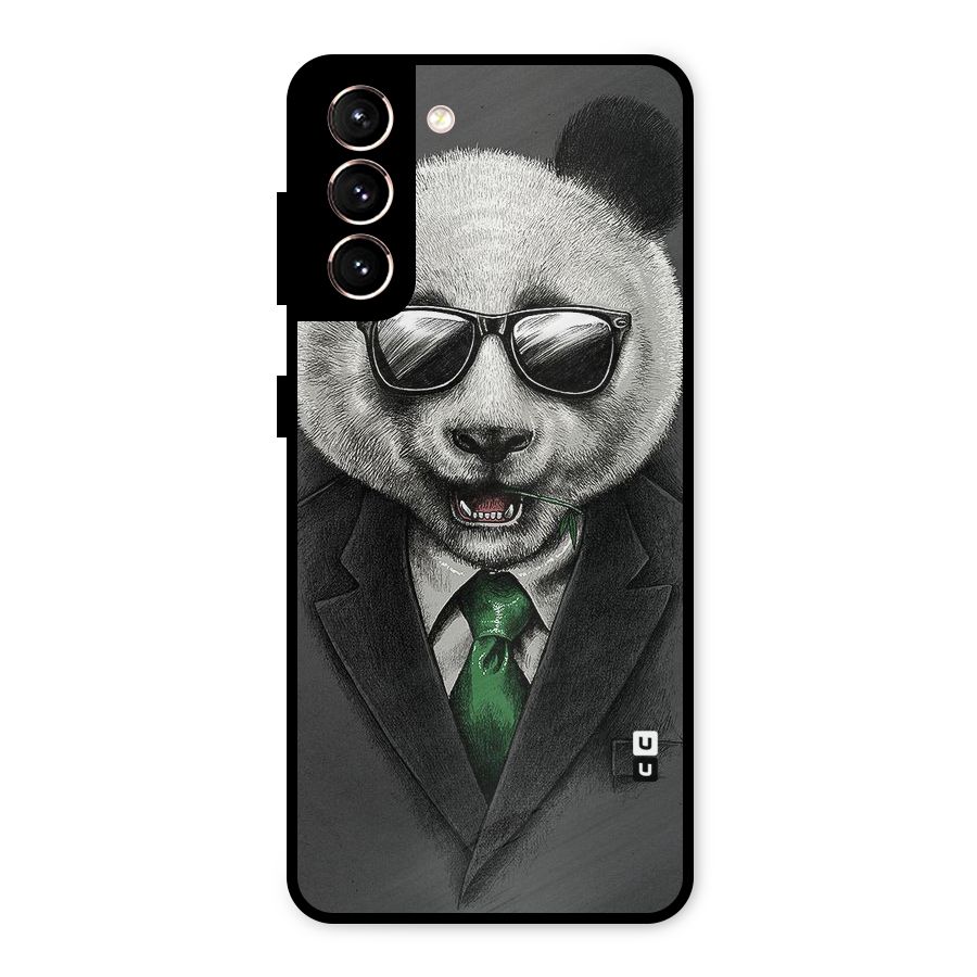 Bear Face Metal Back Case for Galaxy S21 5G
