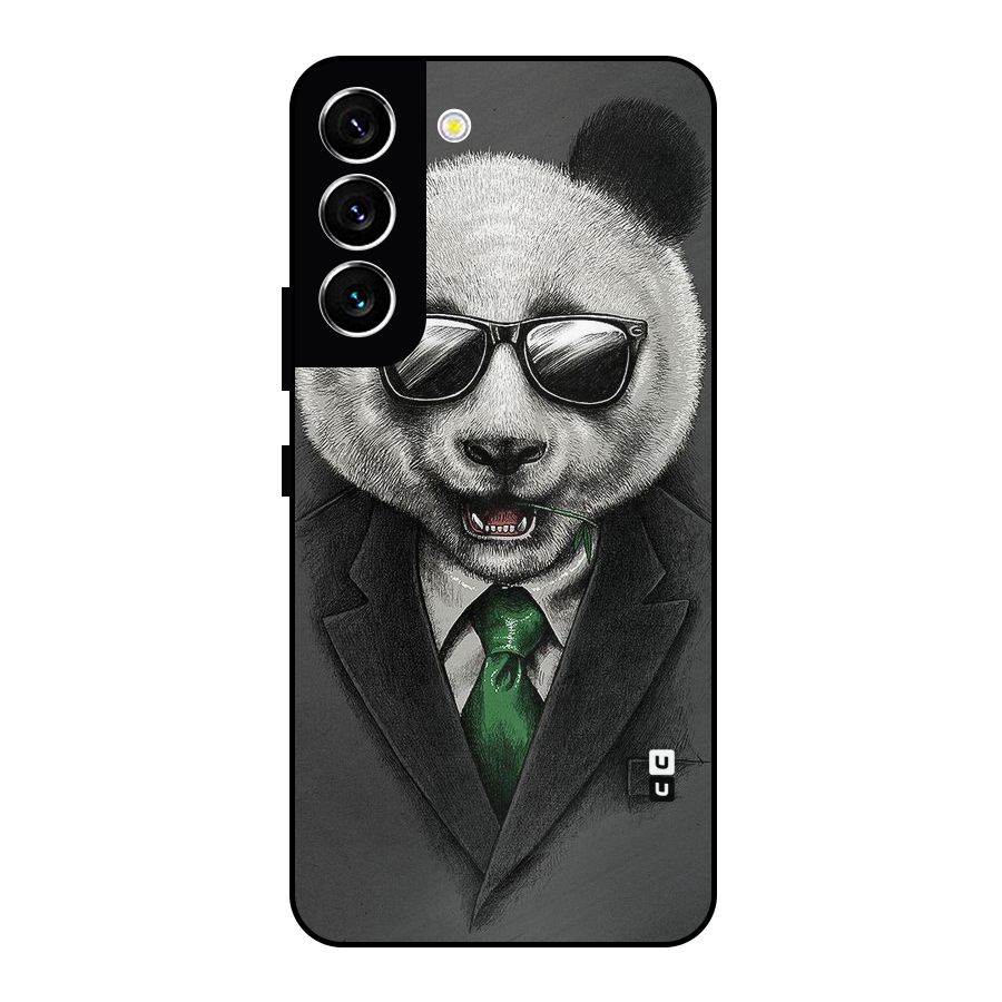 Bear Face Metal Back Case for Galaxy S22 5G