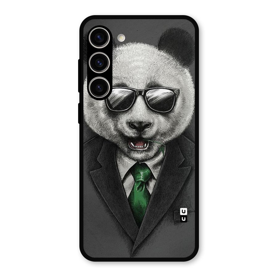 Bear Face Metal Back Case for Galaxy S23 Plus