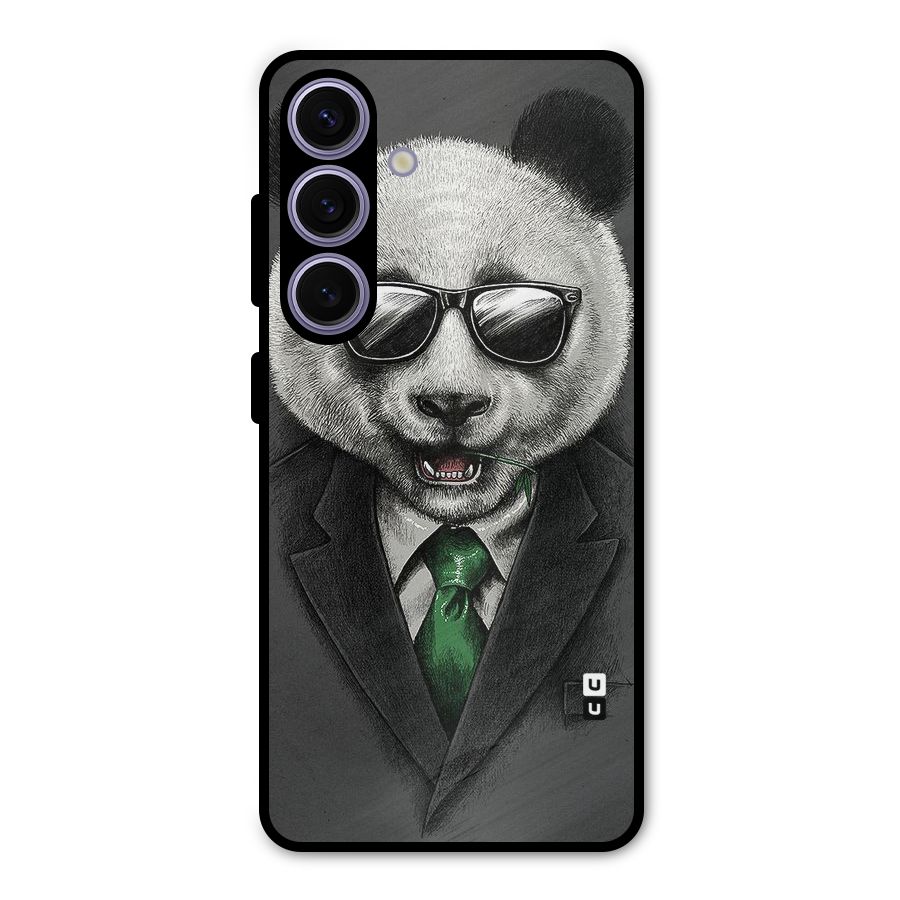 Bear Face Metal Back Case for Galaxy S24