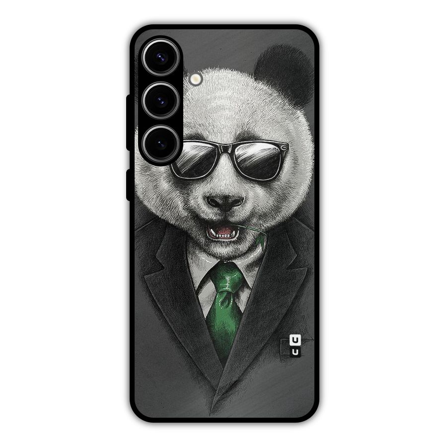 Bear Face Metal Back Case for Galaxy S24 Plus