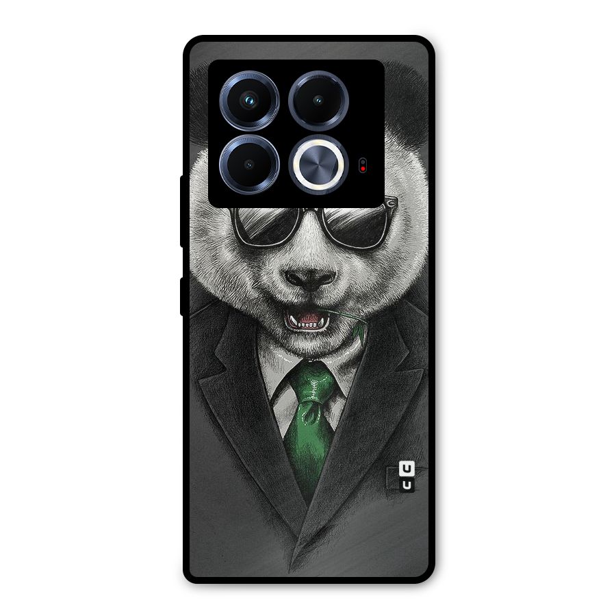 Bear Face Metal Back Case for Infinix Note 40 5G